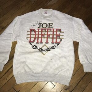 Joe Diffie Vintage SIGNED Jerzees Large Crewneck Sweatshirt 1992